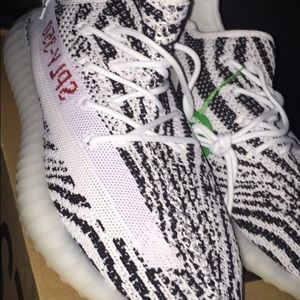 Zebra Yeezys